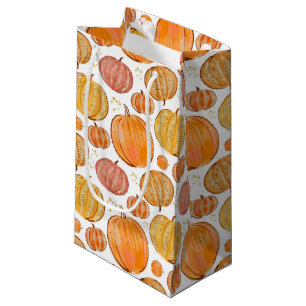Bolsa De Regalo Pequeña calabaza tibia Caída fiesta estacional