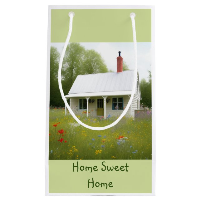 Bolsa De Regalo Pequeña Calentamiento de viviendas (Anverso)