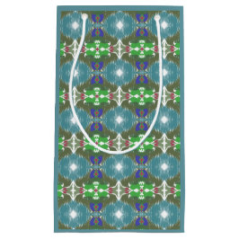 Bolsa De Regalo Pequeña Calidoscopio Marea Esmeralda