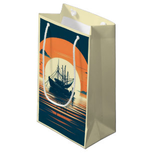 Bolsa De Regalo Pequeña Camarón/pesca de vintage/náutico