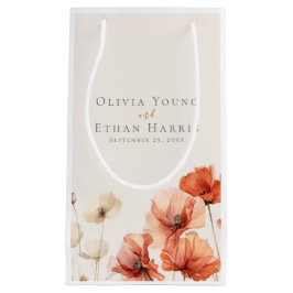 Bolsa De Regalo Pequeña Camionetas y flores silvestres