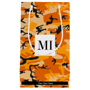 Bolsa De Regalo Pequeña Camo naranja, Camuflaje, Militar, Ejército