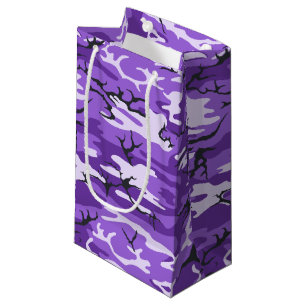 Bolsa De Regalo Pequeña Camo púrpura