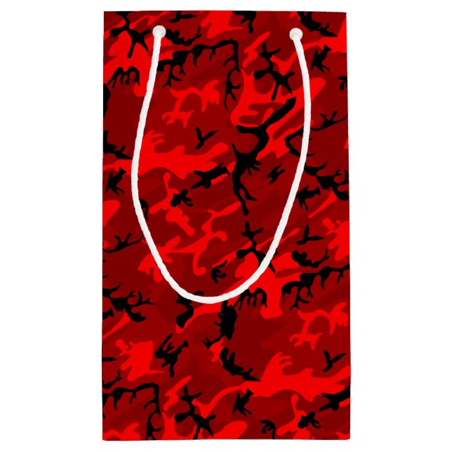 Bolsa De Regalo Pequeña Camo Rojo (Reverso)