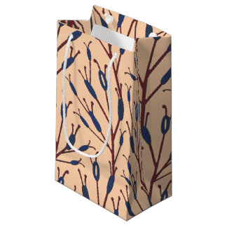Bolsa De Regalo Pequeña Campo de gatos con fondo de color