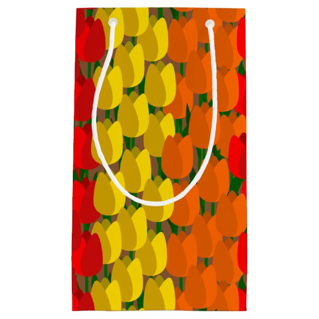 Bolsa De Regalo Pequeña Campo Tulip de verano (Anverso)
