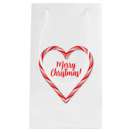 Bolsa De Regalo Pequeña Candy Cane Gift Bag