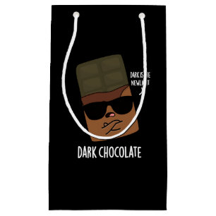 Bolsa De Regalo Pequeña Candy Pun Oscuro Chocolate Funny BG
