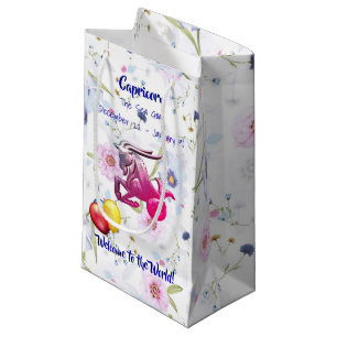 Bolsa De Regalo Pequeña Capricornio Bebé (22 dic. - 19 ene.) Cabra marina