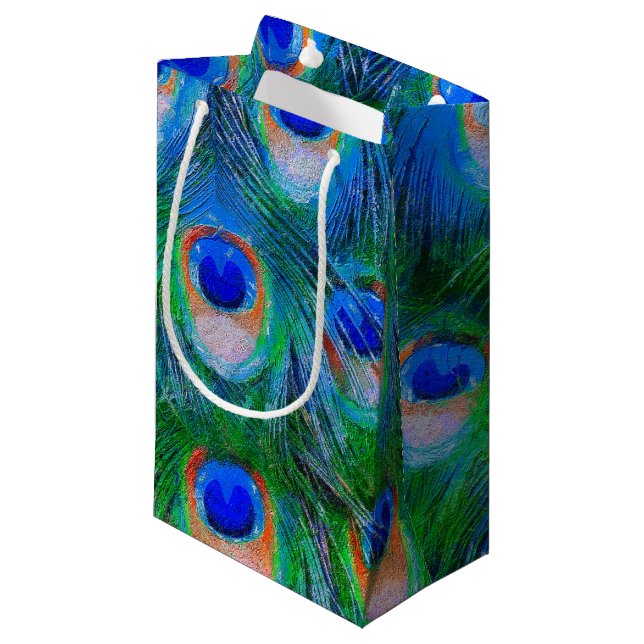 Bolsa De Regalo Pequeña Capucha azul (Angulo Anverso)