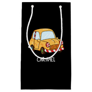 Bolsa De Regalo Pequeña Car-amel Funny Candy Car Pun Dark BG