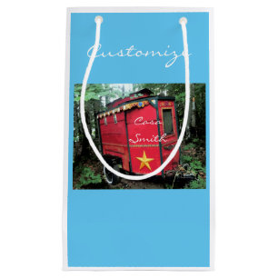 Bolsa De Regalo Pequeña Caravana minúscula gitana roja modificada para