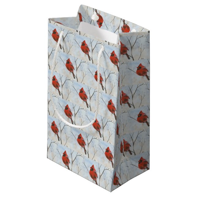 Bolsa De Regalo Pequeña Cardinal (Angulo Anverso)