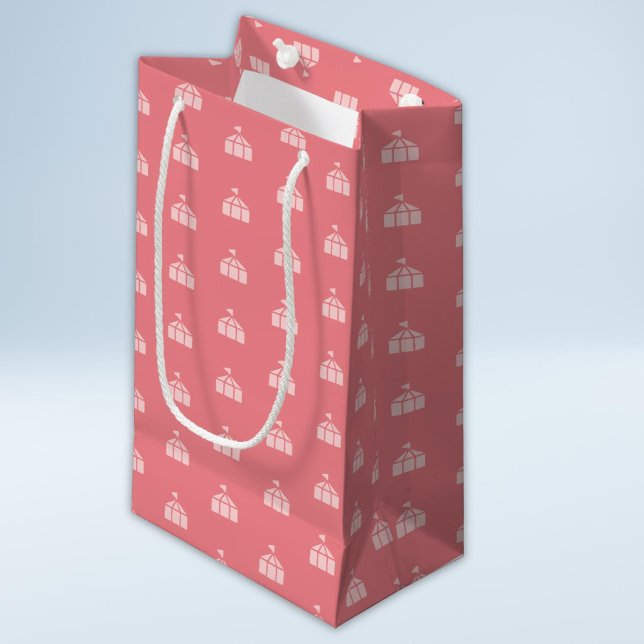Bolsa De Regalo Pequeña Carnaval de circo rosa lindo (Subido por el creador)