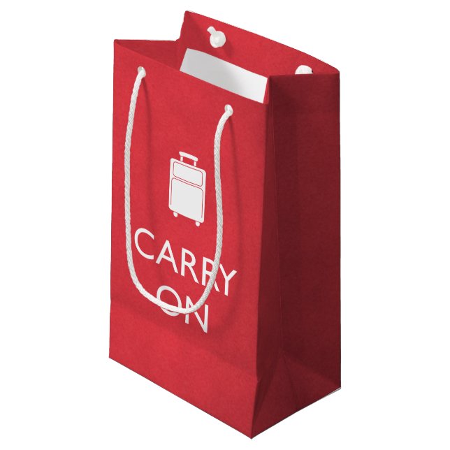 Bolsa De Regalo Pequeña CARRY ON - Equipaje - Funny Red (Angulo Anverso)