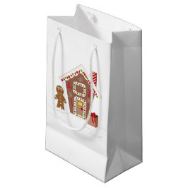 Bolsa De Regalo Pequeña Casa de pan de jengibre