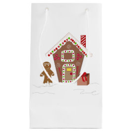 Bolsa De Regalo Pequeña Casa de pan de jengibre