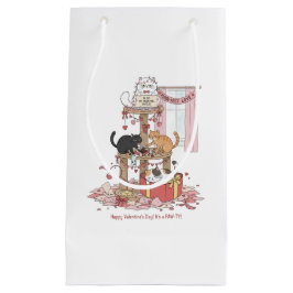 Bolsa De Regalo Pequeña Cat's Meow Valentine's Day Gift Bag