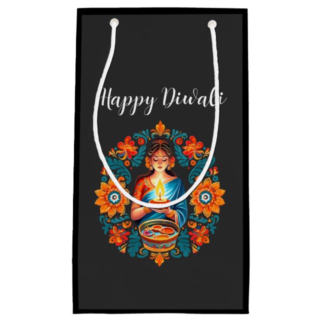 Bolsa De Regalo Pequeña Celebración del Diwali