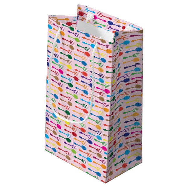 Bolsa De Regalo Pequeña Cena de textura (Angulo reverso)