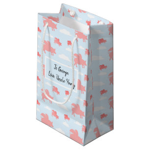 Bolsa De Regalo Pequeña Cerdos voladores caprichosos