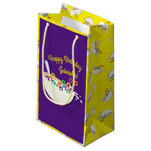 Bolsa De Regalo Pequeña Cereal Bowl Niños Sleepover Fiesta de Cumpleaños C