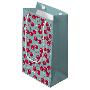 Bolsa De Regalo Pequeña Cereza de invierno.