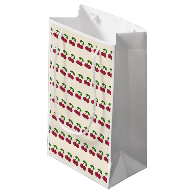 Bolsa De Regalo Pequeña Cerezas oscuras de verano (Angulo Anverso)