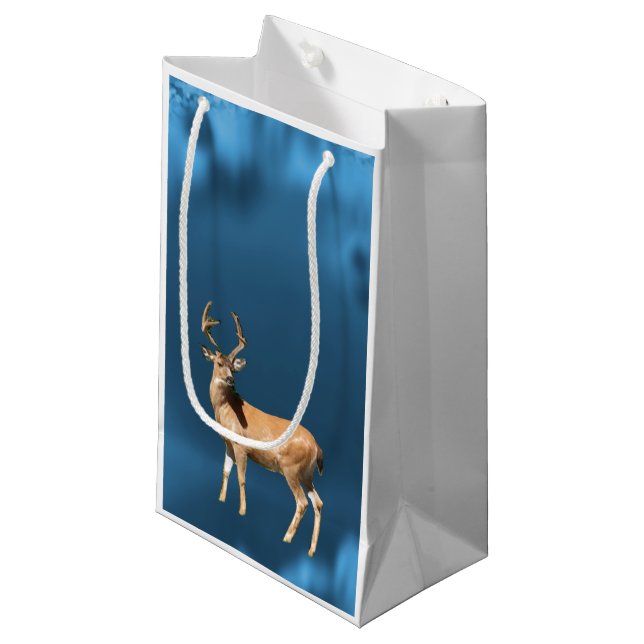 Bolsa De Regalo Pequeña Cerveza De Regalo Con Antlers (Angulo Anverso)