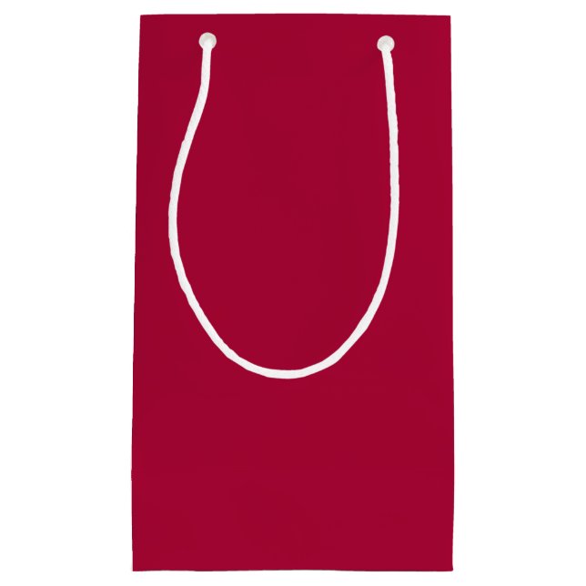 Bolsa De Regalo Pequeña Chalkboard Snowman Medium Cherry Red (Anverso)