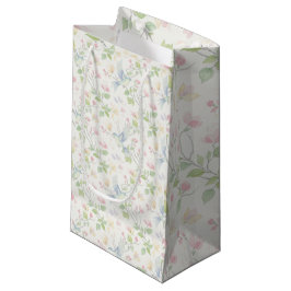 Bolsa De Regalo Pequeña Charming Spring Bird and Floral 