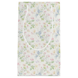 Bolsa De Regalo Pequeña Charming Spring Bird and Floral 
