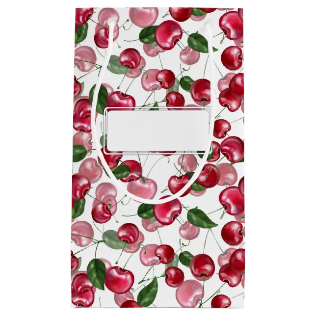 Bolsa De Regalo Pequeña Cherry Fruit pattern (Anverso)