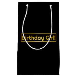 Bolsa De Regalo Pequeña ¡Chica de cumpleaños!