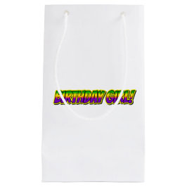 Bolsa De Regalo Pequeña ¡Chica de cumpleaños de Mardi Gras!