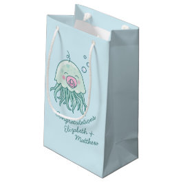 Bolsa De Regalo Pequeña Chica rosa de Cute Jellyfish Baby Shower Kawaii