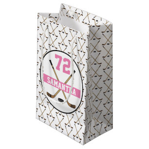 Bolsa De Regalo Pequeña Chicas personalizados del rosa del número del