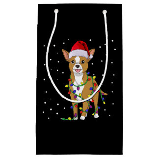 Bolsa De Regalo Pequeña Chihuahua Christmas Dog