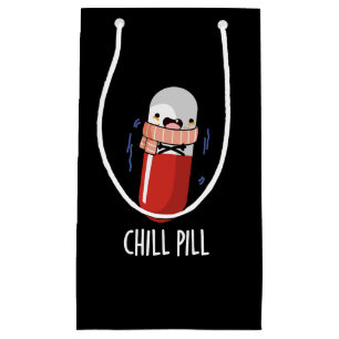 Bolsa De Regalo Pequeña Chill Pill Funny Freezine Medicine Pun