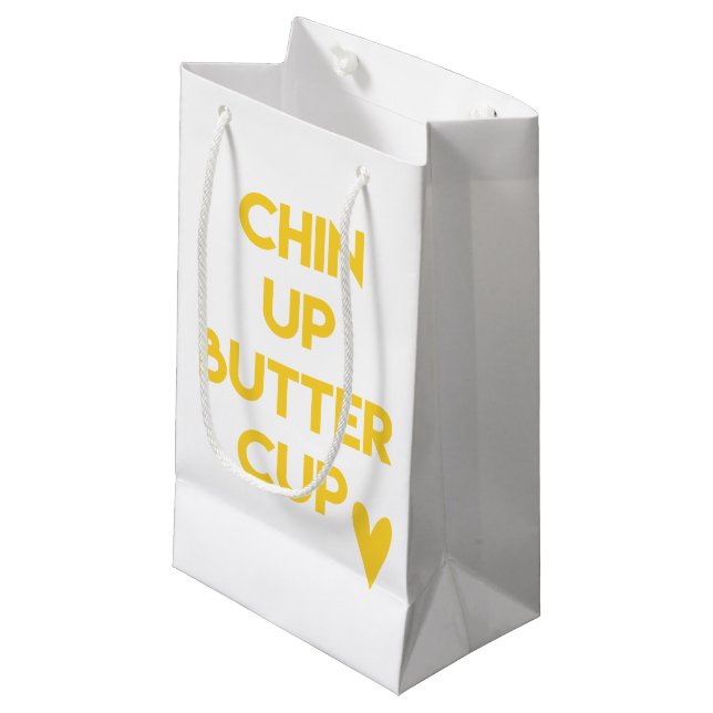 Bolsa De Regalo Pequeña Chin up butcup | Motivación dulce (Angulo Anverso)
