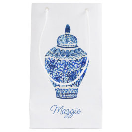 Bolsa De Regalo Pequeña Chinoiserie Watercolor Ginger Jar
