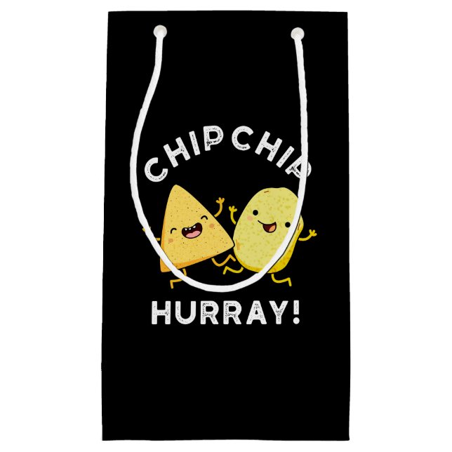 Bolsa De Regalo Pequeña Chip Chip Hooray Gracioso Felices Críticas Pun Dar (Anverso)
