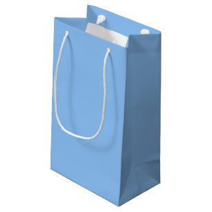 Bolsa De Regalo Pequeña Chorreado Pastel Azul Clásico Niño Shower de Bebé