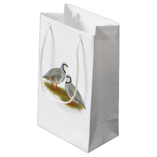 Bolsa De Regalo Pequeña Chukar Partridge Pair