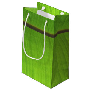 Bolsa De Regalo Pequeña Cierre de la hoja de plátano