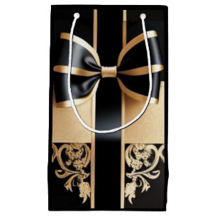 Bolsa De Regalo Pequeña Cinta de mezcla de oro/Cinta de desplazamiento/Med