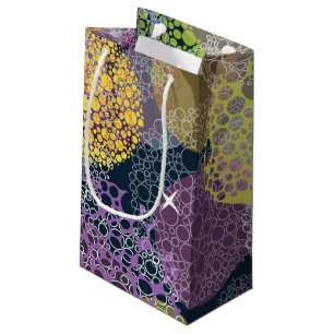Bolsa De Regalo Pequeña Círculo lindo abstracto del lunar