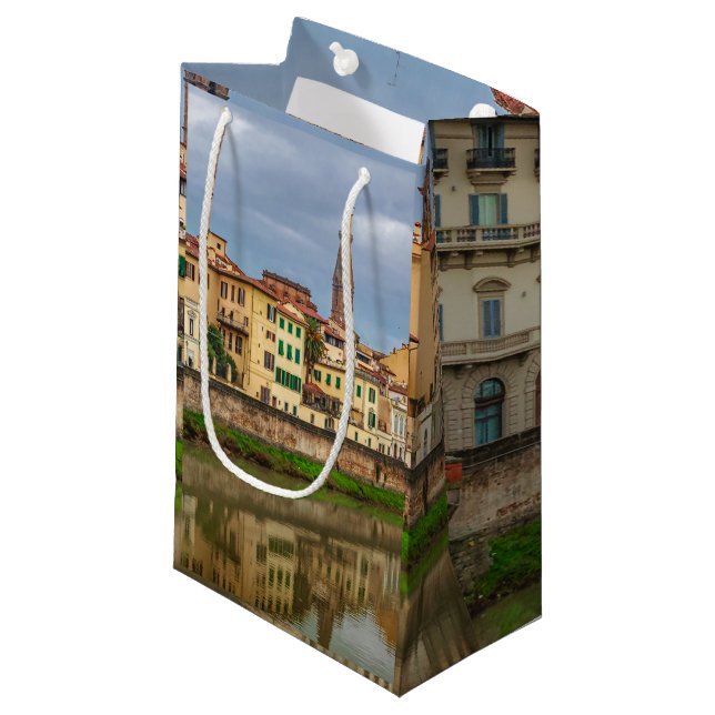 Bolsa De Regalo Pequeña Cityscape Centro Histórico de Florencia, Italia (Angulo Anverso)