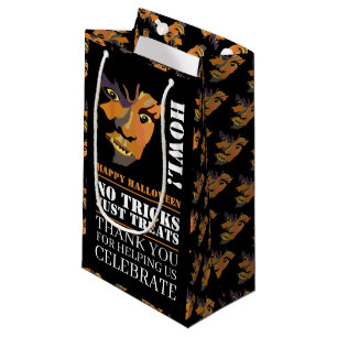 Bolsa De Regalo Pequeña Clásico Hombre Lobo, Fiesta de Halloween