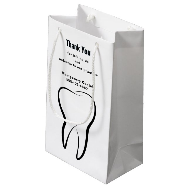 Bolsa De Regalo Pequeña Clínica Médica de Odontología Dental (Angulo reverso)